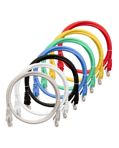 Шнур коммутационный 2хRJ45/8P8C U/UTP кат.5е (NMC-PC4UD55B-030-BL) NIKOMAX (3 м) в Таганроге Патчкорды (медные) Pintop.ru