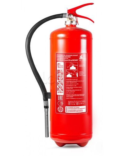 Огнетушитель ПОЖТЕХНИКА ОВП-10(з) МИГ летний (ФторПАВ) в Таганроге Огнетушители Pintop.ru