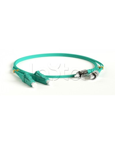 Патч-корд волоконно-оптический Hyperline FC-D2-503-LC/PR-ST/PR-H-3M-LSZH-AQ в Таганроге Патч-корды оптические Pintop.ru