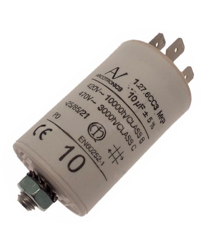 Конденсатор 10 мкФ с гибкими выводами для приводов CAME ATI CAME 119RIR295 в Таганроге Запчасти для шлагбаумов и автоматики Pintop.ru