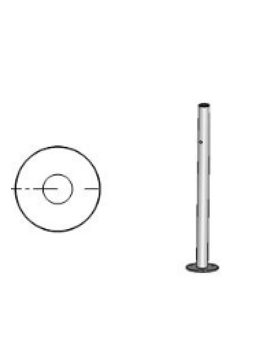 Стойка ограждения с отверстием под фиксатор односторонняя справа Oxgard Стойка ограждения односторонняя с отверстием под фиксатор справа (ВЗР 1996.09.22) в Таганроге Ограждения Pintop.ru