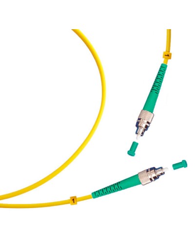 Шнур оптический simplex FC/APC-FC/APC 9/125 sm 15м LSZH Cabeus FOP(s)-9-FC/APC-FC/APC-15m в Таганроге Патч-корды оптические Pintop.ru