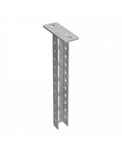 Стойка потолочная для средних нагрузок 35х30х400 пятка 120х44 Промрукав (PR08.5089) в Таганроге Аксессуары для лотков Pintop.ru