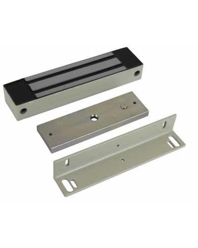 Замок электромагнитный влагозащищенный AccordTec ML-350N K-2 с уголком (серый) в Таганроге Электромагнитные замки Pintop.ru