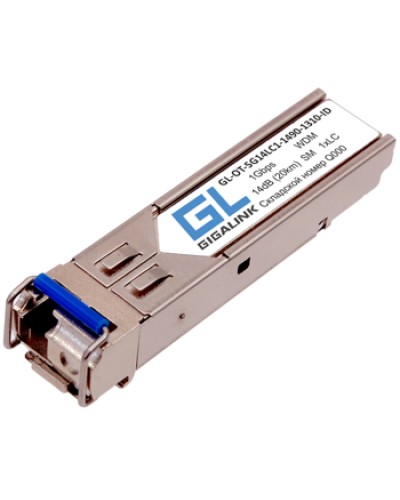Модуль SFP Gigalink GL-OT-SG14LC1-1550-1310-I в Таганроге Модули SFP/XFP/GBIC Pintop.ru