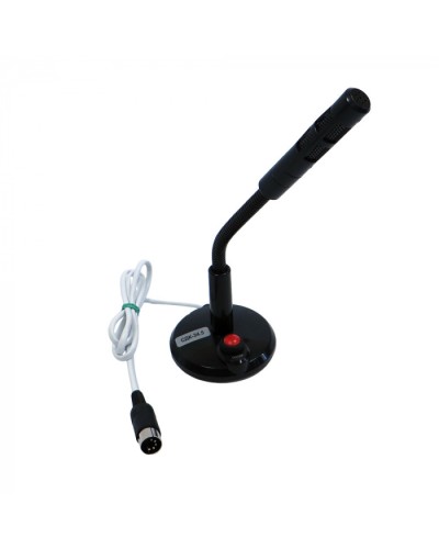 Микрофон диспетчера (разъем 5 вилка) Кристалл СДК-34.5(S/RS) в Таганроге Дополнительное оборудование для ОПС Pintop.ru