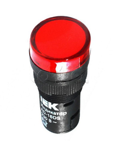Лампа AD16DS LED матрица d16мм красный 230В AC IEK (BLS10-ADDS-230-K04-16) в Таганроге Источники света(Лампы) Pintop.ru