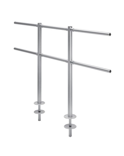 Поручень ограждения двойной длинной 440 Oxgard Поручни 440 (ВЗР 1996.05-01) в Таганроге Ограждения Pintop.ru