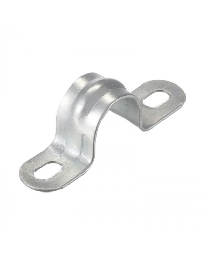 Скоба оцинк. с двумя отверстиями, для трубы D14мм(5шт) Экопласт (43614-5) - Скоба оцинкованная с двумя отверстиями, для трубы D14мм(5шт) Экопласт в Таганроге Держатели, клипсы, скобы Pintop.ru