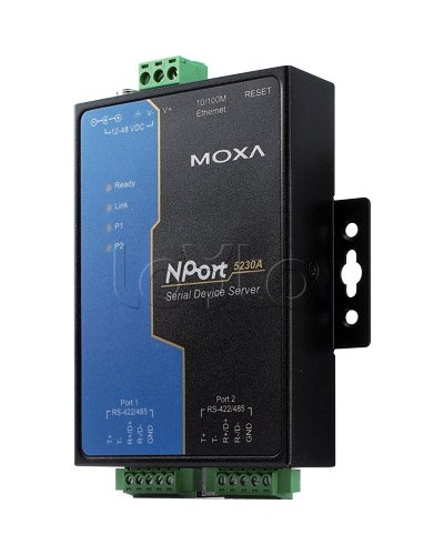 Сервер 2-портовый RS-422/485 в Ethernet Moxa NPort 5230A в Таганроге Дополнительное оборудование для ОПС Pintop.ru