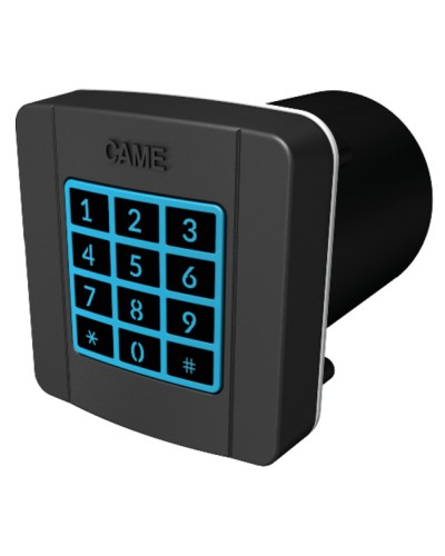 Клавиатура кодонаборная накладная, 12 кнопок, синяя подсветка Came 806SL-0150 в Таганроге Запчасти для шлагбаумов и автоматики Pintop.ru