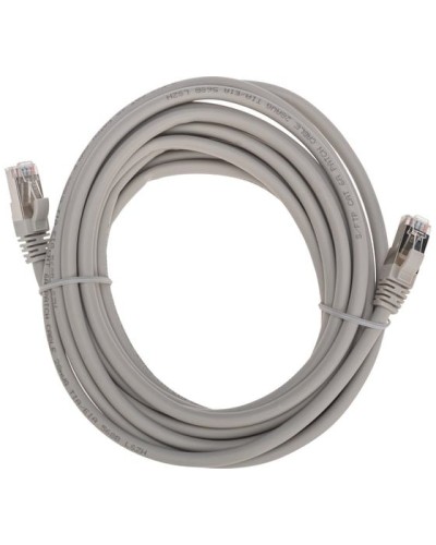 Патч-корд S/FTP, CAT 6A (10G), RJ45-RJ45, 28AWG, LSZH, серый, 5м REXANT 02-0390-5 в Таганроге Патчкорды (медные) Pintop.ru