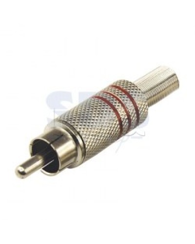 Разъем штекер RCA Металл под винт Черные/Красные (100шт/уп) REXANT 14-0410 в Таганроге Коннекторы Pintop.ru