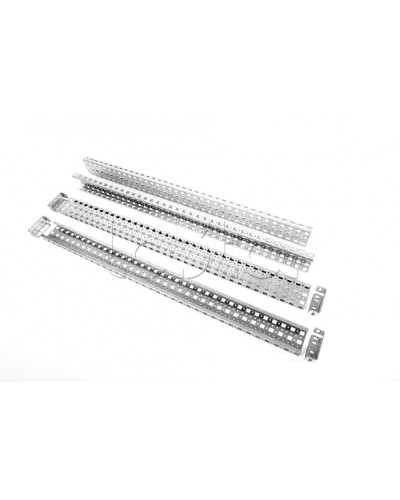 Шина монтажная 23х73 с держателем для шкафов EMS высота/ширина/глубина 1800 мм Elbox EMS-RM-73.23.1800 в Таганроге Аксессуары для стоек и шкафов Pintop.ru