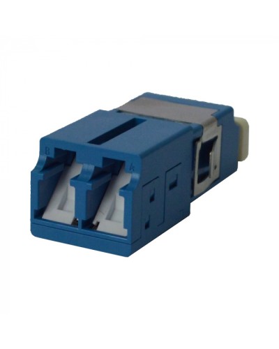 Адаптер оптический LC OM3, со шторкой, корпус SC, дуплексный LANMASTER (LAN-2LCS/SH-AM-OM3) в Таганроге Коннекторы ВО Pintop.ru