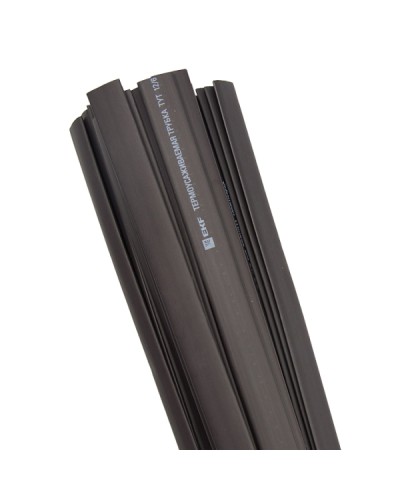 Термоусаживаемая трубка ТУТ нг 14/7 черная в отрезках по 1м EKF PROxima (tut-14-b-1m) в Таганроге Аксессуары для кабель-канала Pintop.ru