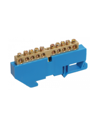 Шина N ноль на DIN-изол ШНИ-6х9-20-Д-С IEK YNN10-69-20D-K07 в Таганроге Клеммные колодки Pintop.ru