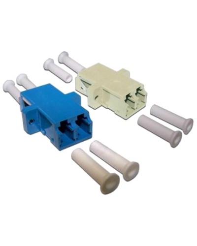 Адаптер оптический LANMASTER LC, MM, корпус SC без фланцев, дуплексный LANMASTER LAN-2LCS/NF-AM-MM в Таганроге Коммутационные изделия Pintop.ru