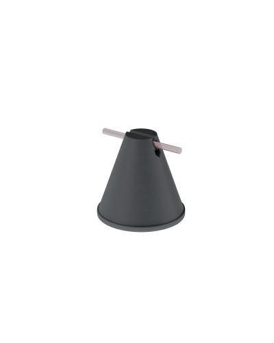 Держатель пластиковый для прутка Ø 8-10 мм H100 мм с утяжелителем КМ-Профиль (DPPU-H100-D8-10) в Таганроге Монтажные материалы Pintop.ru