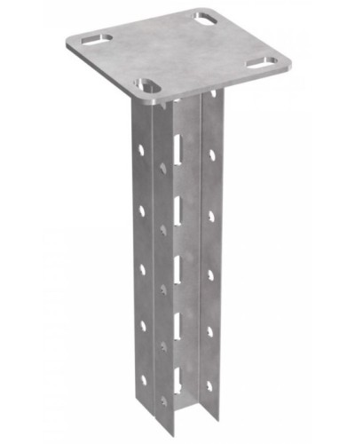 Стойка потолочная для средних нагрузок 35х30х500 пятка 120х120 Промрукав (PR08.2423) в Таганроге Аксессуары для лотков Pintop.ru