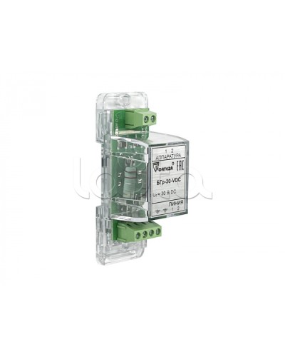 Устройство защиты от импульсных перенапряжений Forteza Блок БГр-30-VDC в Таганроге Устройства защиты операционных процессоров (ОПС) Pintop.ru