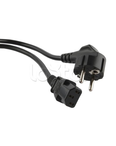 Кабель питания 5.0 м Hyperline PWC-IEC13-SHM-5.0-BK в Таганроге Патч-корды и пигтейлы Pintop.ru