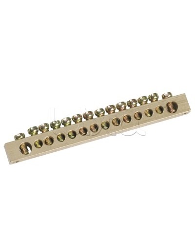 Шина нулевая 8x12 8/2 IEK YNN21-08-100 в Таганроге Клеммные колодки Pintop.ru