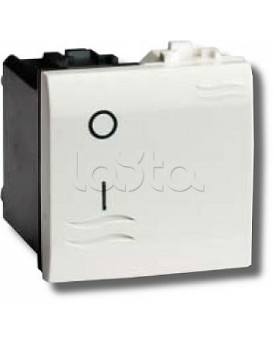 Выключатель двухполюсный белый 2 мод в Таганроге Аксессуары для стоек и шкафов Pintop.ru