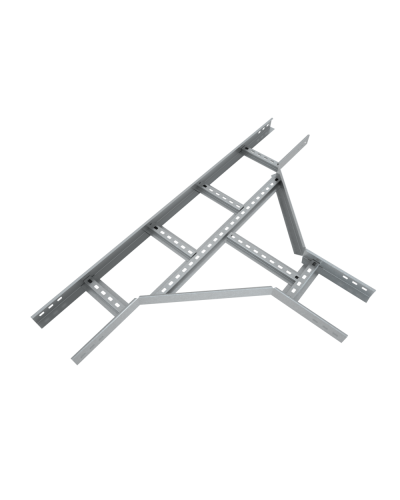 Т-отвод лестничный 50х150х1,2 мм HD85 КМ-профиль (LTD50-150-1.2 HD85) в Таганроге Аксессуары для лотков Pintop.ru