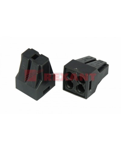 Электромонтажные экспресс-клеммы 773-304 (4*2.5мм² с пастой) (100шт/уп) REXANT 07-3040 в Таганроге Клеммные колодки Pintop.ru