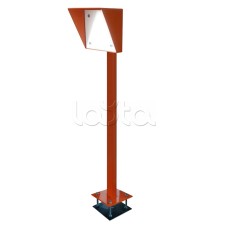 Стойка для считывателя Аякс 150х150 мм, черная, Базовая, прямая