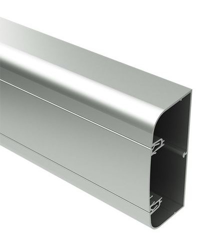 Кабель-канал алюминевый 90х50 мм (с 1 крышкой), цвет белый DKC 19599 в Таганроге Кабель-канал Pintop.ru