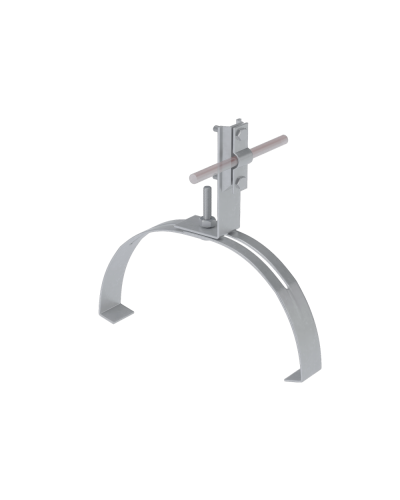 Держатель болтовой для фигурного конька для прутка Ø 5-10 мм TD КМ-Профиль (DFKB-D5-10 TD) в Таганроге Монтажные материалы Pintop.ru
