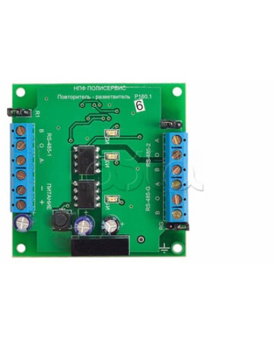 Модуль повторителя-разветвителя Полисервис RS-485/RS-485 в Таганроге Модули сопряжения Pintop.ru