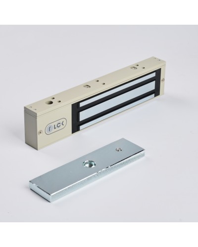 R-Lock RL-EM280-L0G - Электромагнитный замкок, 280кг, DC12/24B, цвет серый, RAL7032 (галечный серый) в Таганроге Электромагнитные замки Pintop.ru