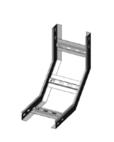 Угол вертикальный внутренний 90° 600х50 (1,2) для лестничного лотка ПожТехКабель (650-905) в Таганроге Кабельные лотки Pintop.ru