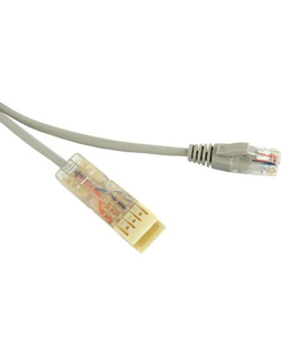 Патч-корд Hyperline PC-110-RJ45-2P-CX-1M-LSZH-GY в Таганроге Патчкорды (медные) Pintop.ru