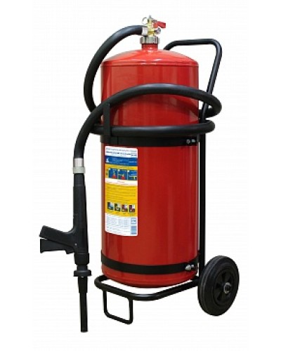 Огнетушитель ПОЖТЕХНИКА ОВП-50(з) МИГ зимний (ФторПАВ) на съемн.тележке с перекр. стволом (баллон 62,5 л, ОТВ 50 л) в Таганроге Огнетушители Pintop.ru