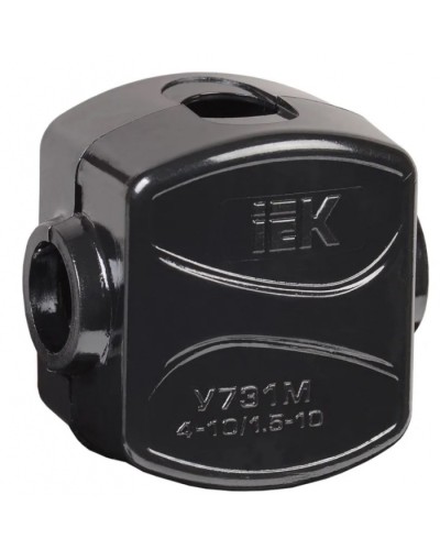 Зажим кабельный ответвительный У-731М (4-10/1,5-10мм2) IP20 IEK (UKZ-ZO-731M) в Таганроге Клеммные колодки Pintop.ru