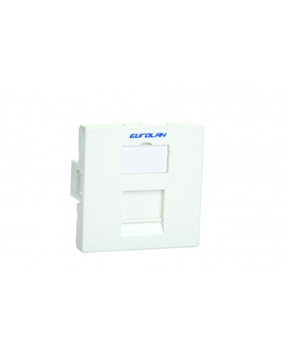 Адаптер 22,5х45 Eurolan 16B-45-02WT в Таганроге Аксессуары для кабель-канала Pintop.ru