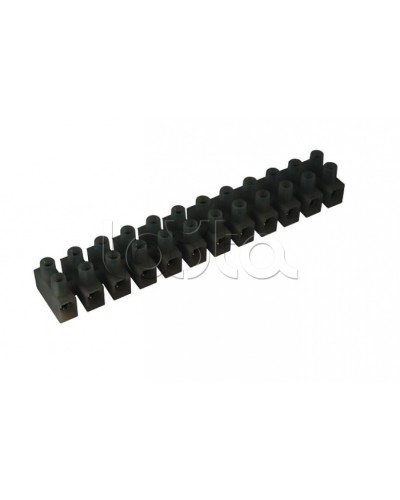 Клеммник полипропиленовый черный 12р 6 кв.мм DKC 43312PL/R в Таганроге Клеммные колодки Pintop.ru