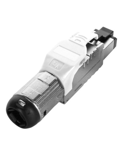 Разъем полевой оконцовки RJ-45 Hyperline (PLUE-8P8C-S-C6A-SH-WH) в Таганроге Патч-корды и пигтейлы Pintop.ru