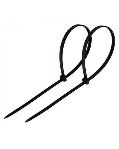 Стяжка нейлоновая неоткрывающаяся, безгалогенная (halogen free) 200x3.6мм, черная (100 шт) в Таганроге Стяжки-хомуты Pintop.ru