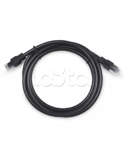 Патч-корд U/UTP, категория 6a, 2xRJ45/8p8c, неэкран. армир. гофр. стальной лентой, черный, РЕ, внешний, 3м Cabeus PC-ARM-UTP-RJ45-Cat.6a-3m-PE в Таганроге Патчкорды (медные) Pintop.ru