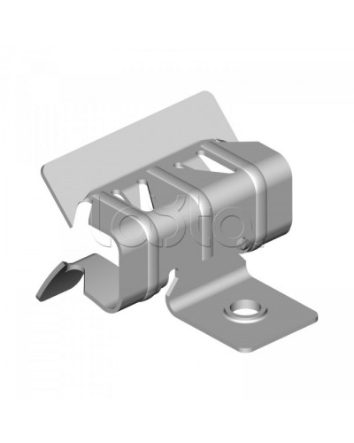 Зажим балочный 15-20 мм с отгибом и резьбой М6 Промрукав (PR08.5846) в Таганроге Аксессуары для лотков Pintop.ru