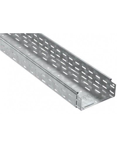 ESCA Лоток перфорированный 80х300х3000-1,0 HDZ IEK (CLP10-080-300-100-3-M-HDZ) в Таганроге Кабельные лотки Pintop.ru
