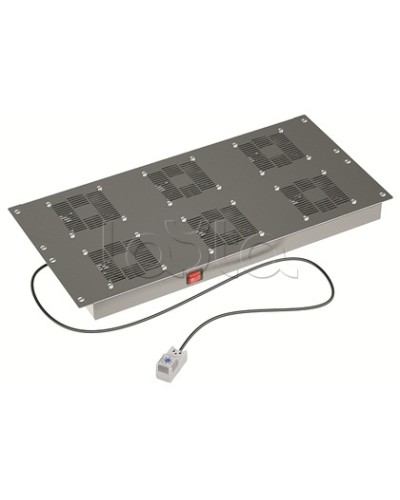 Потолочный вентиляторный модуль, с термостатом 6 вент. для крыши Ш= 600мм DKC R5VSIT6006FT в Таганроге Вентиляторные модули Pintop.ru