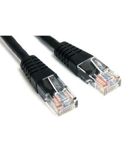 Патч-корд RJ45 - RJ45, 4 пары, UTP, категория 6, 5 м, черный, LSZH LANMASTER LAN-PC45/U6-5.0-BK в Таганроге Патч-корды и пигтейлы Pintop.ru