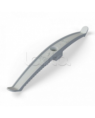 Держатель кабеля двусторонний для прямого монтажа серый (20шт/120шт уп/кор) Промрукав (PR13.0382) в Таганроге Монтажные материалы Pintop.ru