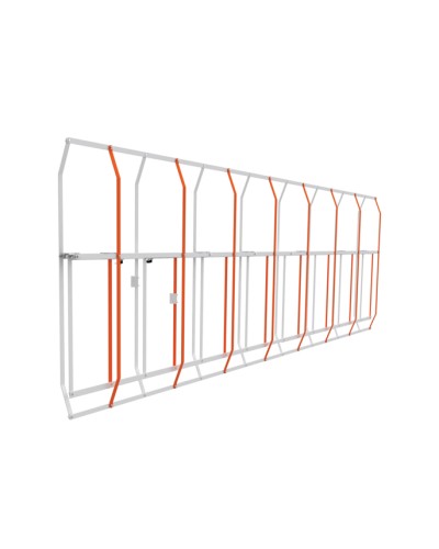 Шторка стрелы шлагбаумов GT высотой 1,3 м (модуль 1721 мм) Came 803XA-0350 в Таганроге Запчасти для шлагбаумов и автоматики Pintop.ru